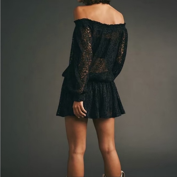 New Free People Carina Meadow Lace Mini Dress Size S - Picture 8 of 15